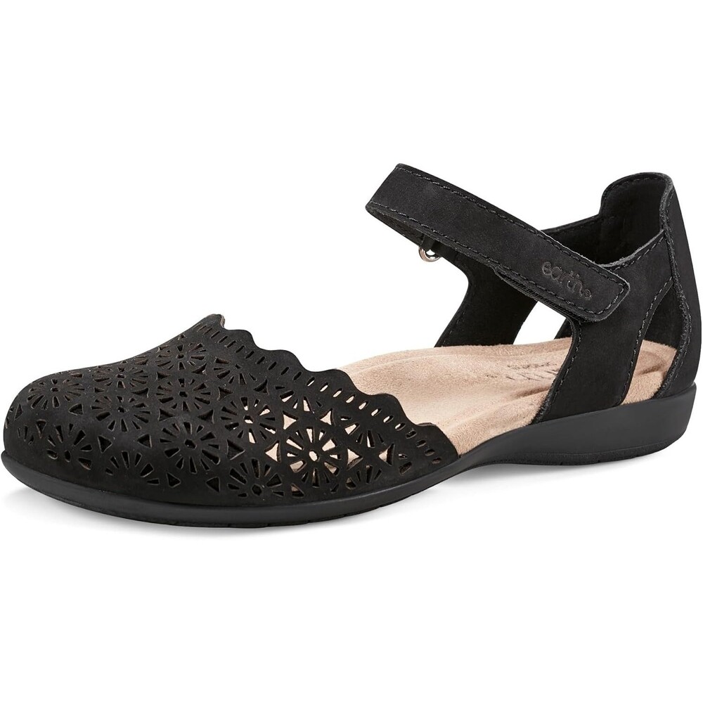 Earth Footwear Bronnie Women's Sandal, Black, Size 9.5